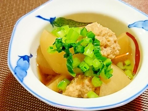 かぶと鶏団子の煮物